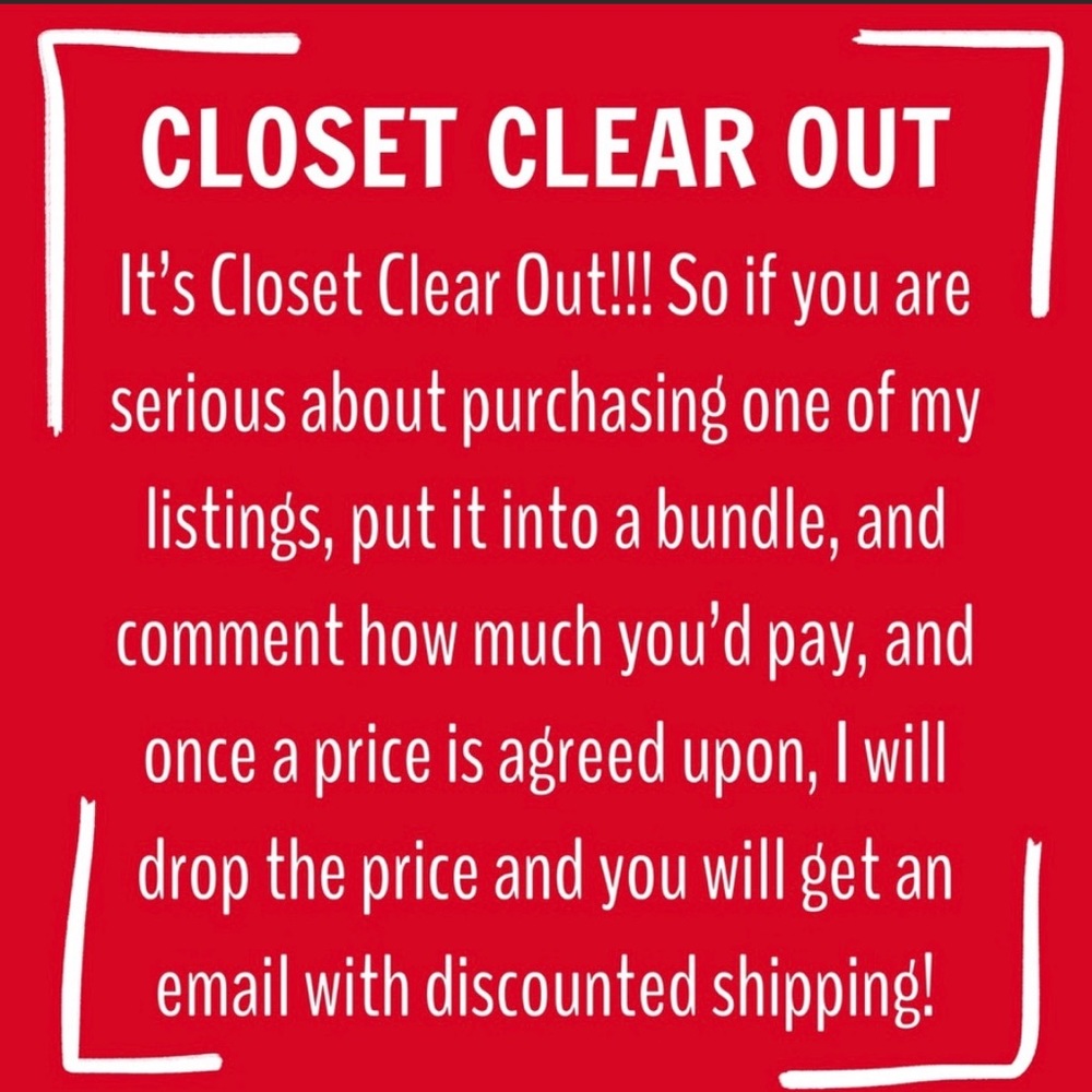 Closet Clear Out Time!!!